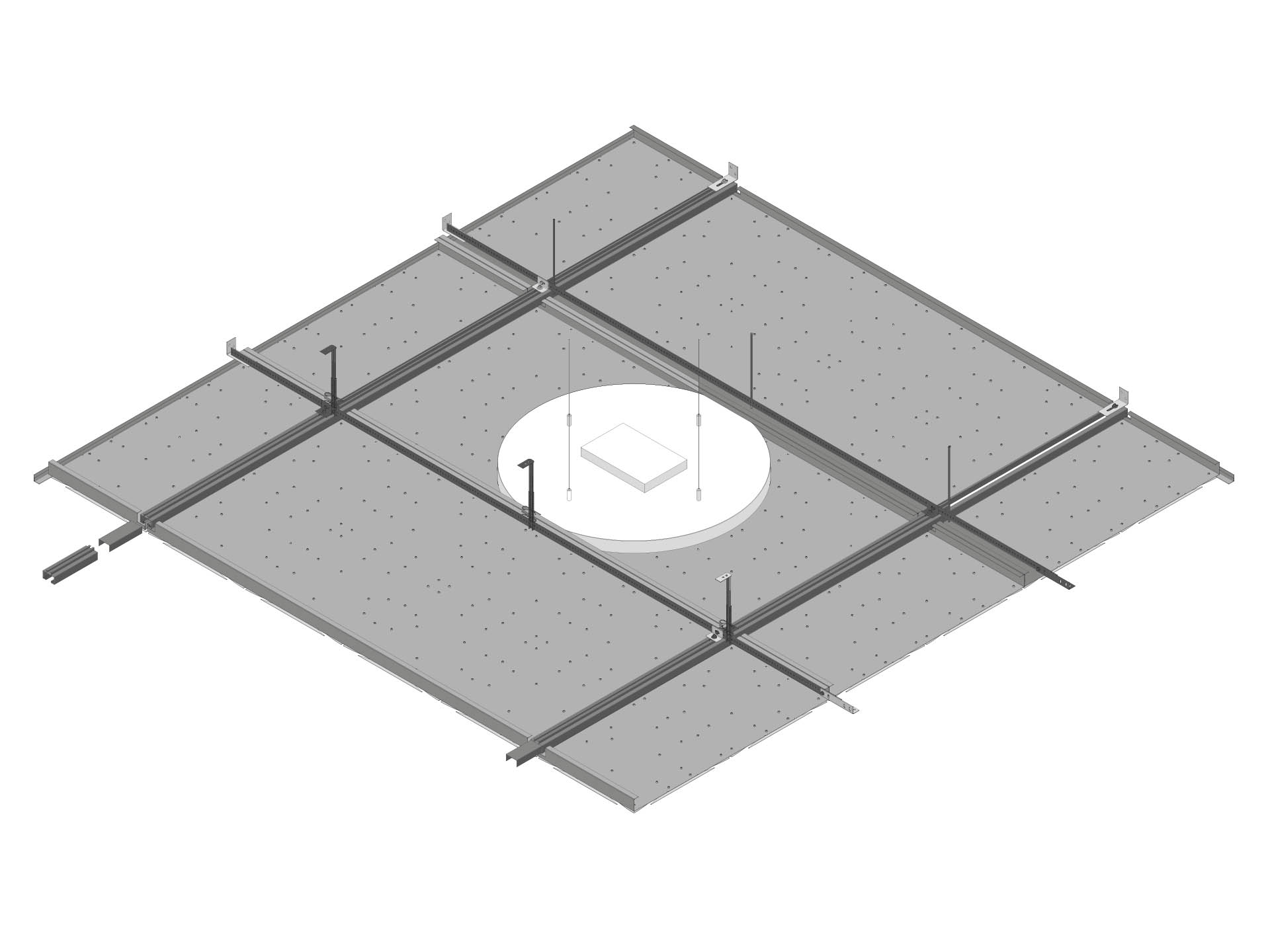 Fluid Design Ceiling With Flowing Shapes Durlum Gmbh