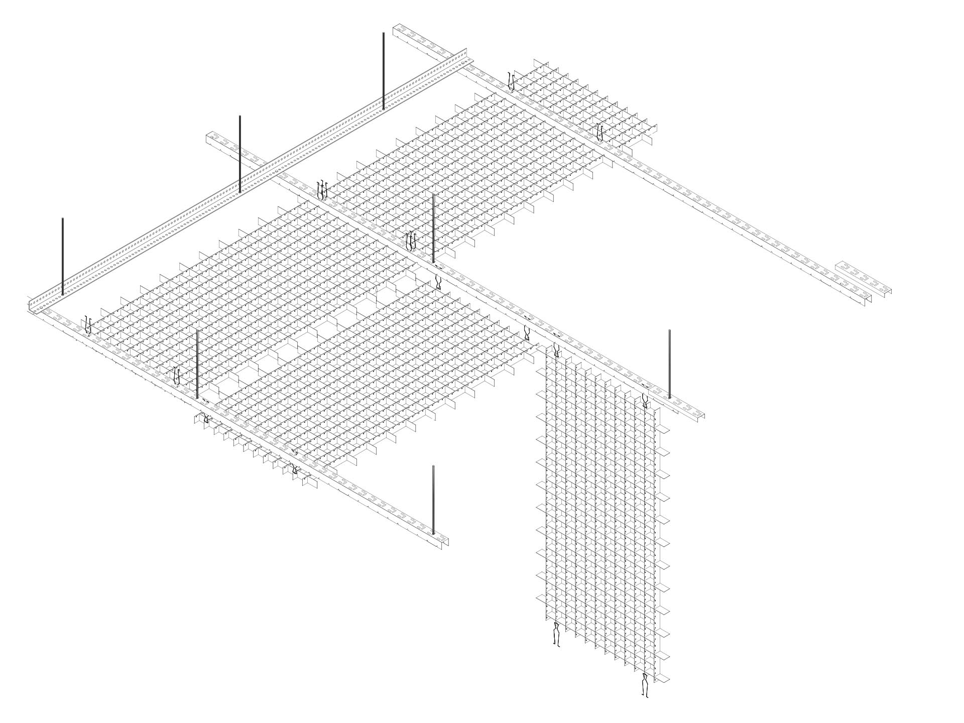 Quadra Single Blade Open Cell Structure Durlum Gmbh