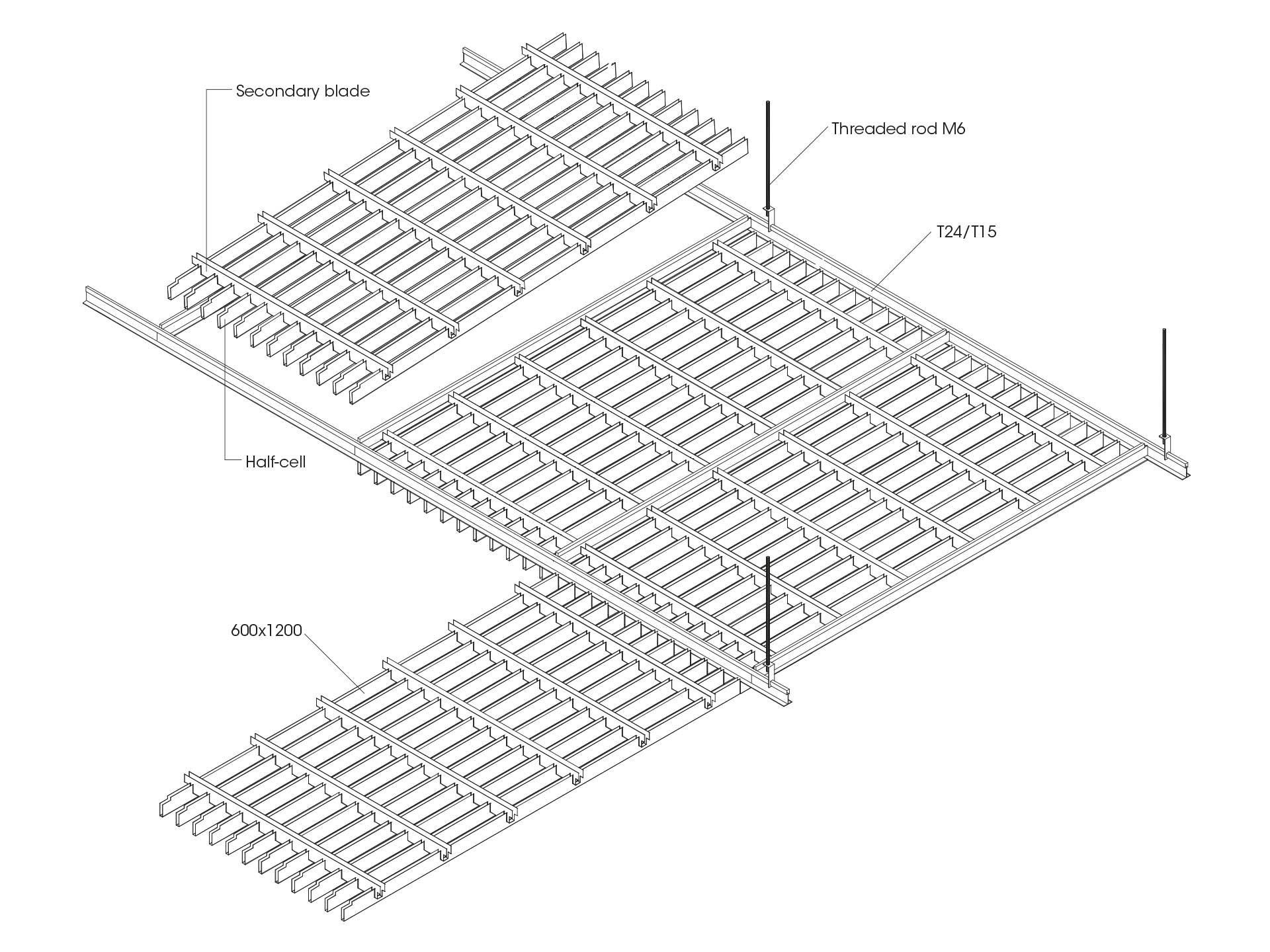 STARLAM Rasterdecke | Klassische Metalldecken | durlum GmbH