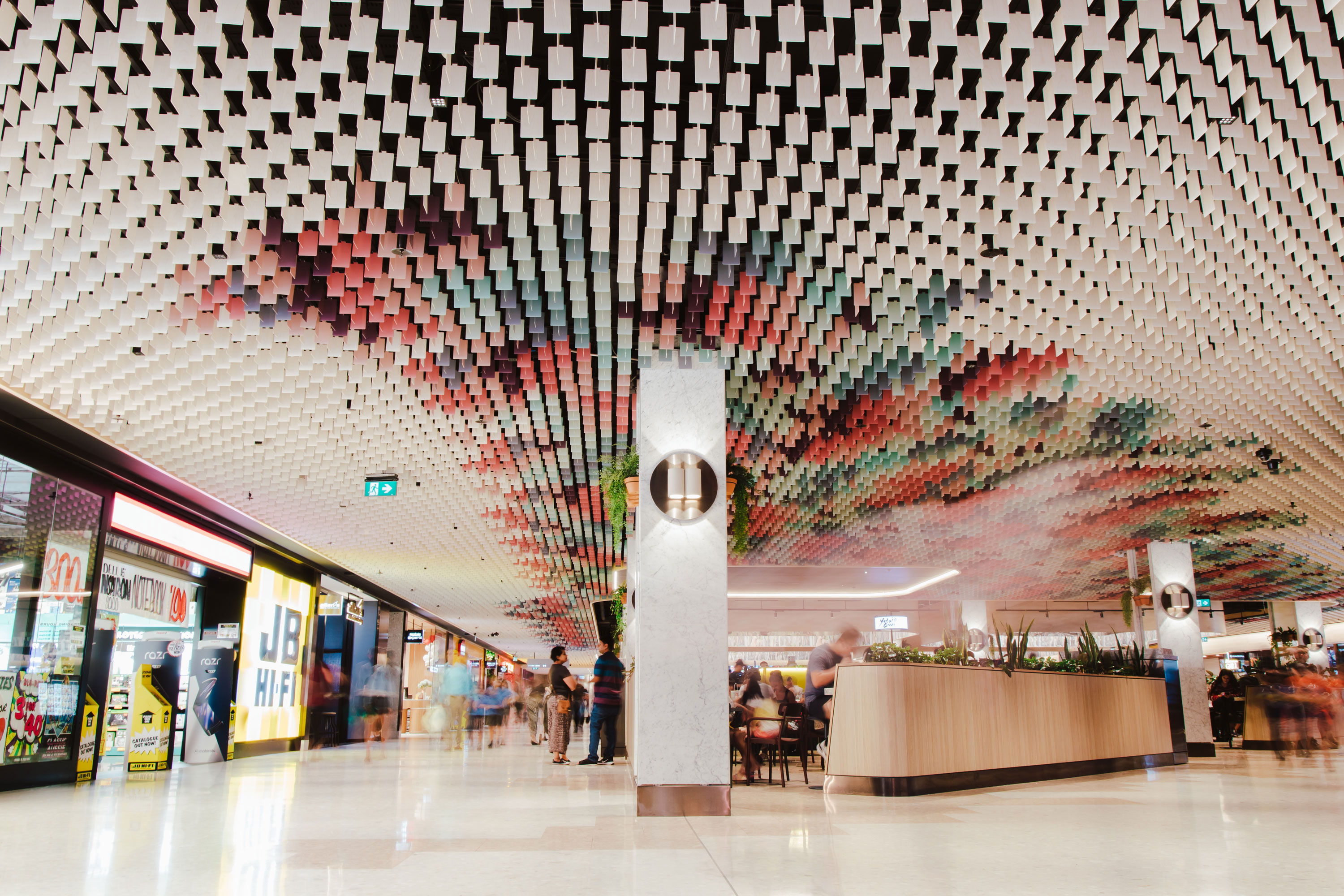 Castle Towers Shopping Centreopencell ceiling LIVA durlum GmbH