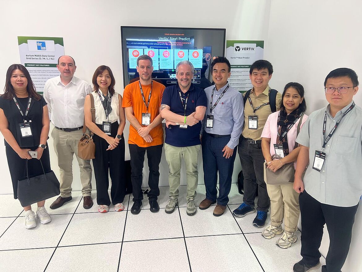 durlum auf der Data Centre World Asia 2026 in Singapur